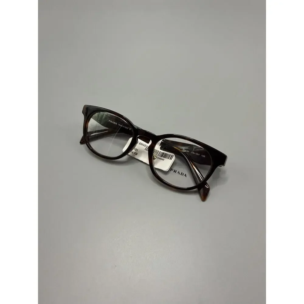 Prada PR B06VD Women’s Eyeglasses 17N1O1 Tortoise 50-20-145 Made Italy